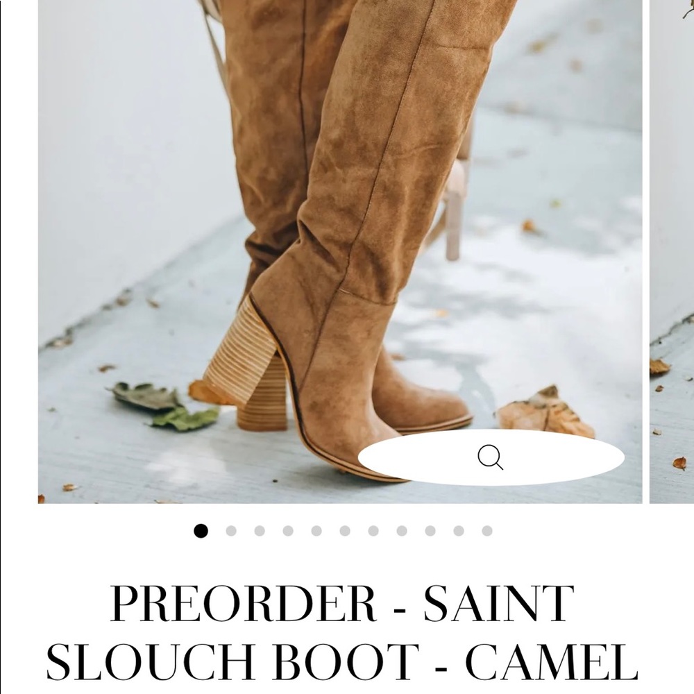 VICI Saint Slouch Camel Boot 8.5